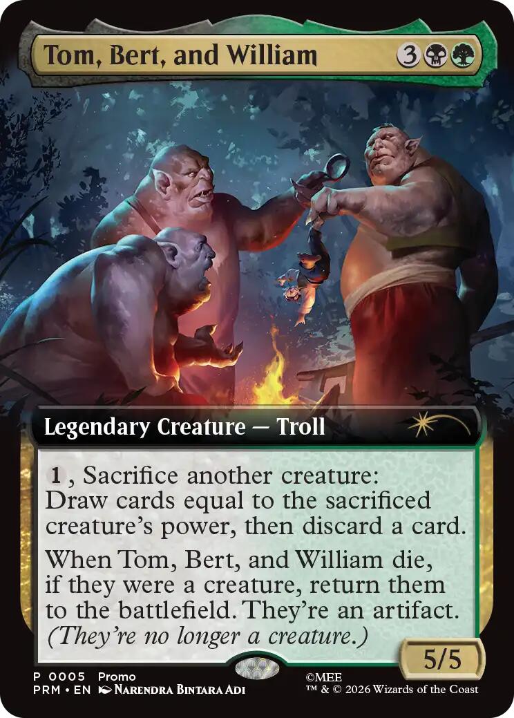 Tom, Bert, and William (Extended Art) [Media Promos] | Gear Gaming Bentonville