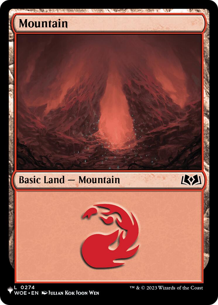 Mountain (0274) (WOE) [The List] | Gear Gaming Bentonville