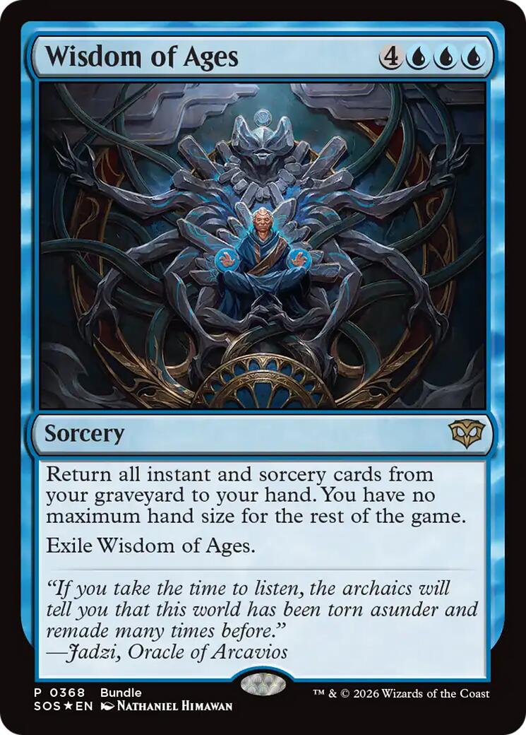 Wisdom of Ages (Bundle) [Secrets of Strixhaven Promos] | Gear Gaming Bentonville