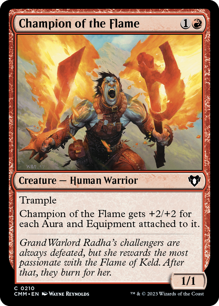 Champion of the Flame [Commander Masters] | Gear Gaming Bentonville