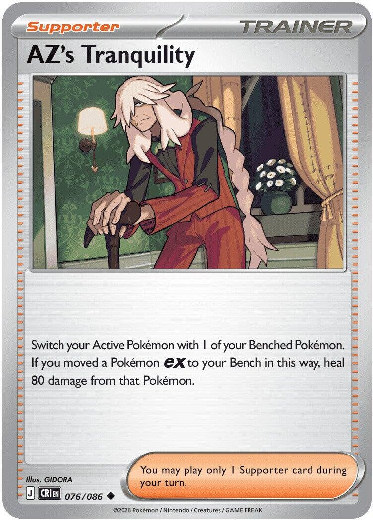 AZ's Tranquility (076/086) [Mega Evolution: Chaos Rising] | Gear Gaming Bentonville