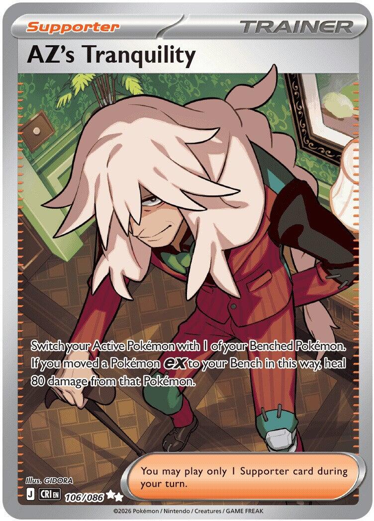 AZ's Tranquility (106/086) [Mega Evolution: Chaos Rising] | Gear Gaming Bentonville