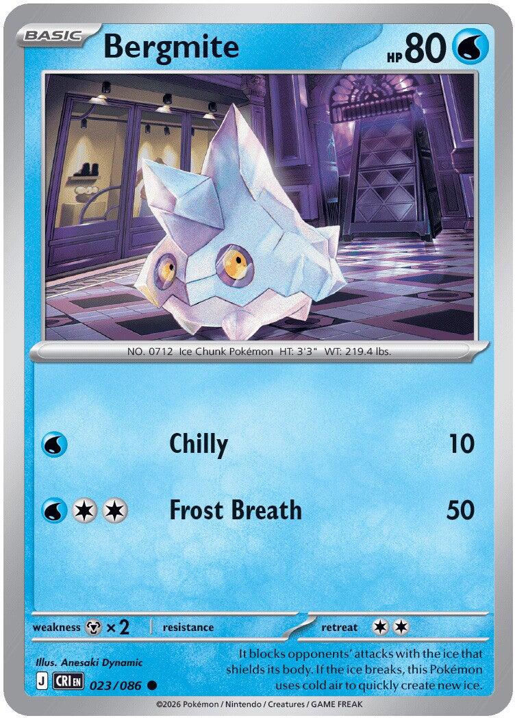 Bergmite (023/086) [Mega Evolution: Chaos Rising] | Gear Gaming Bentonville