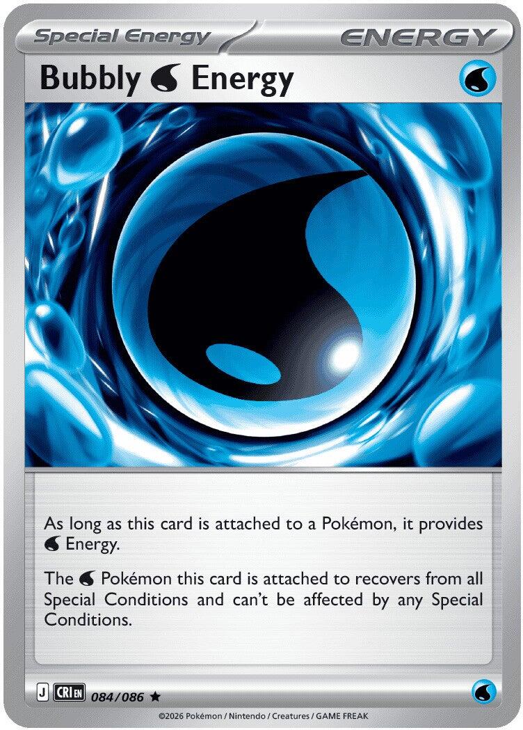 Bubbly W Energy (084/086) [Mega Evolution: Chaos Rising] | Gear Gaming Bentonville