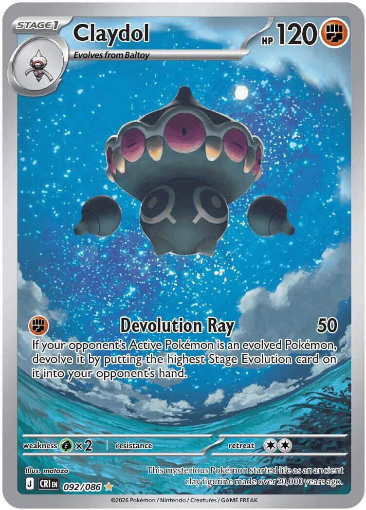 Claydol (092/086) [Mega Evolution: Chaos Rising] | Gear Gaming Bentonville