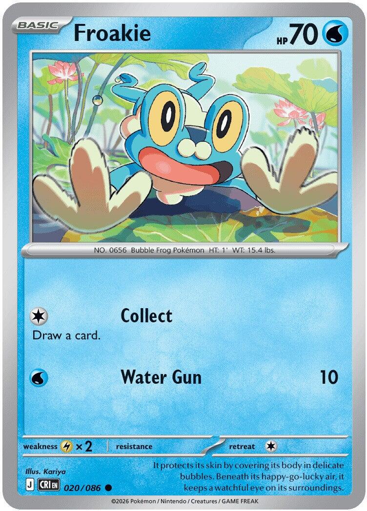 Froakie (020/086) [Mega Evolution: Chaos Rising] | Gear Gaming Bentonville