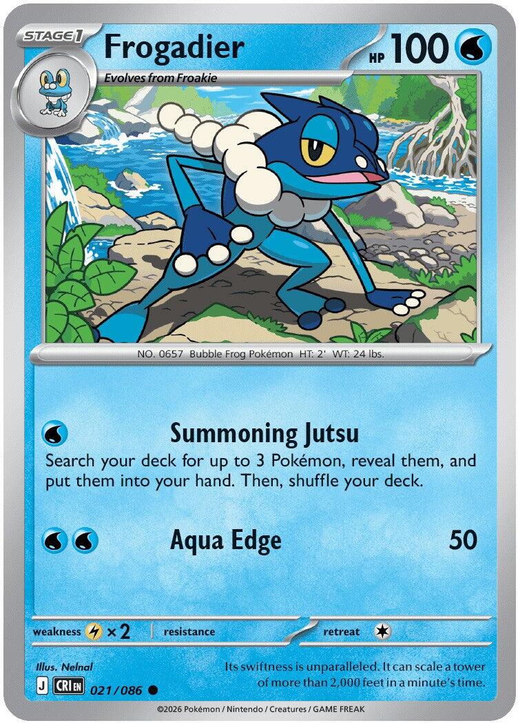 Frogadier (021/086) [Mega Evolution: Chaos Rising] | Gear Gaming Bentonville