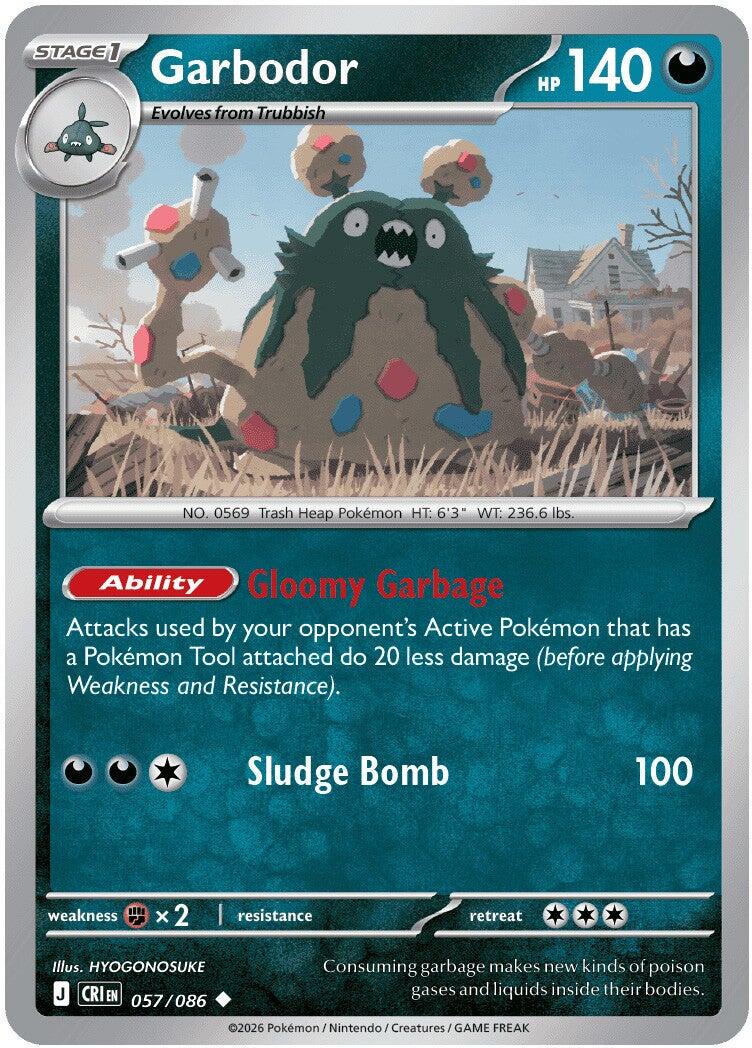 Garbodor (057/086) [Mega Evolution: Chaos Rising] | Gear Gaming Bentonville