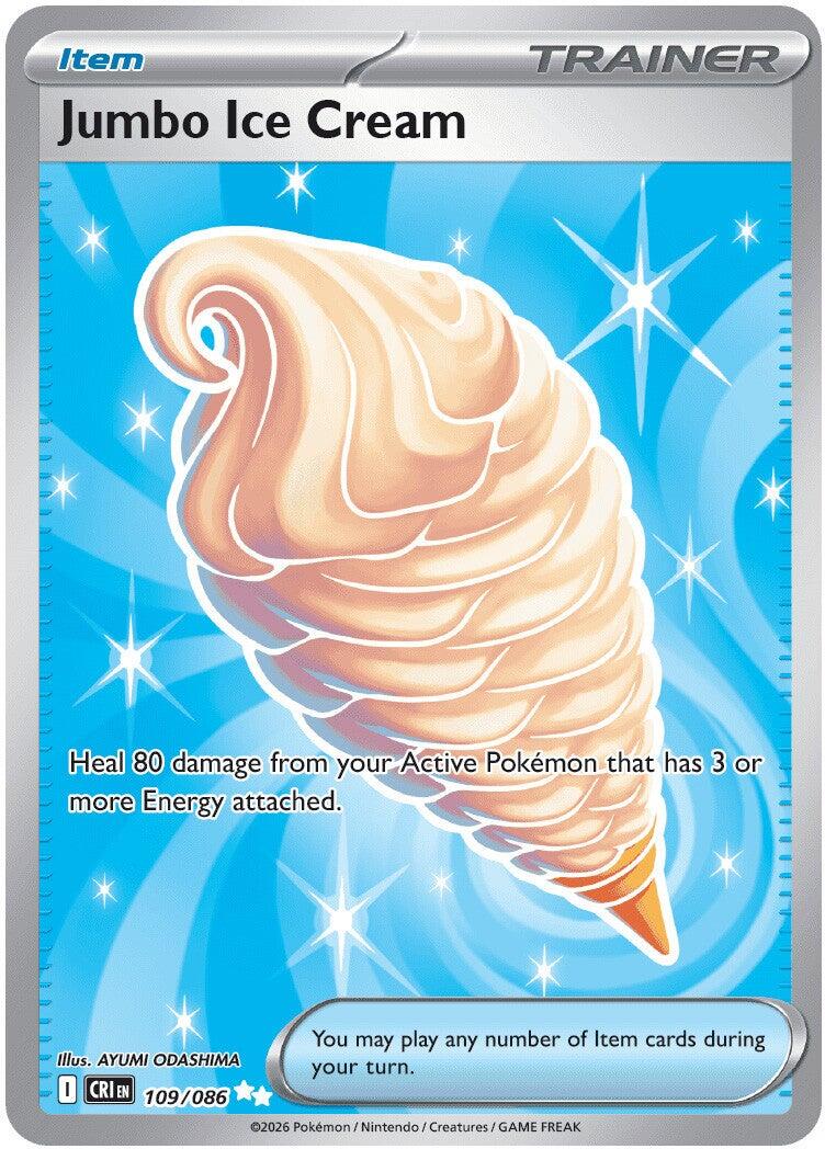 Jumbo Ice Cream (109/086) [Mega Evolution: Chaos Rising] | Gear Gaming Bentonville