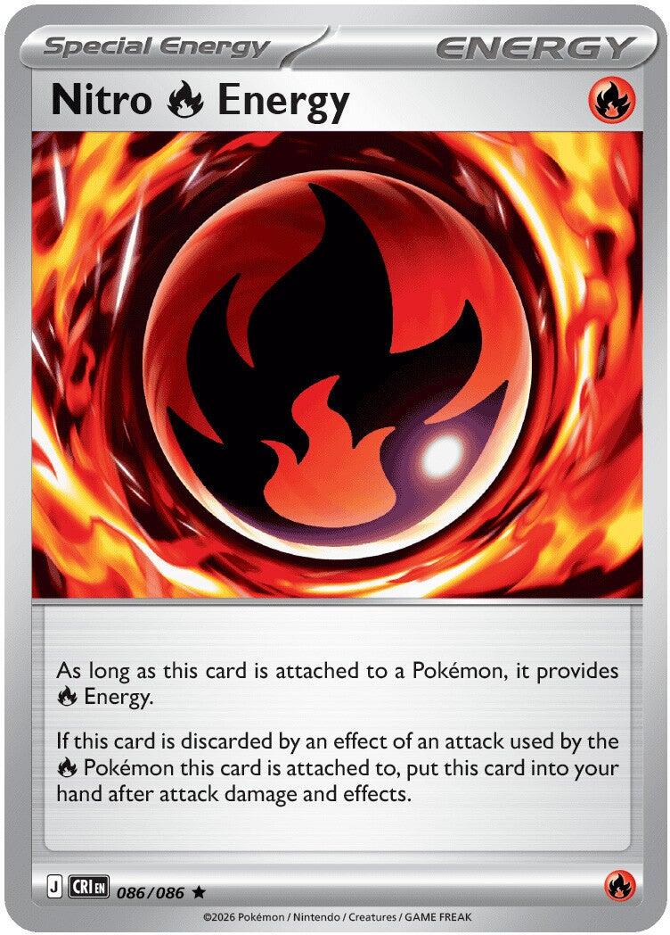 Nitro R Energy (086/086) [Mega Evolution: Chaos Rising] | Gear Gaming Bentonville