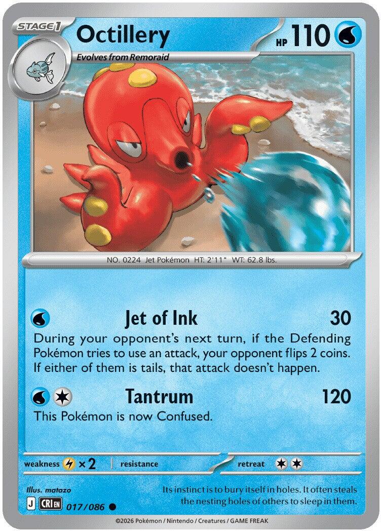 Octillery (017/086) [Mega Evolution: Chaos Rising] | Gear Gaming Bentonville