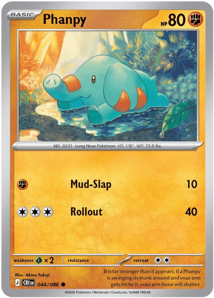 Phanpy (044/086) [Mega Evolution: Chaos Rising] | Gear Gaming Bentonville