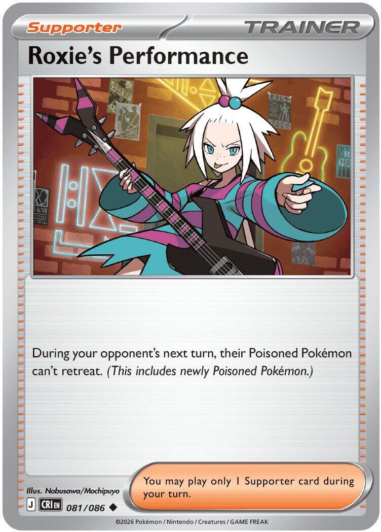 Roxie's Performance (081/086) [Mega Evolution: Chaos Rising] | Gear Gaming Bentonville