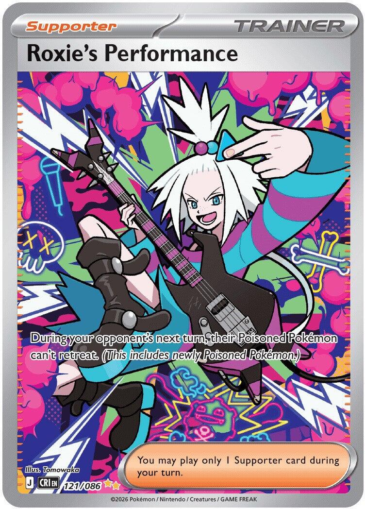 Roxie's Performance (121/086) [Mega Evolution: Chaos Rising] | Gear Gaming Bentonville