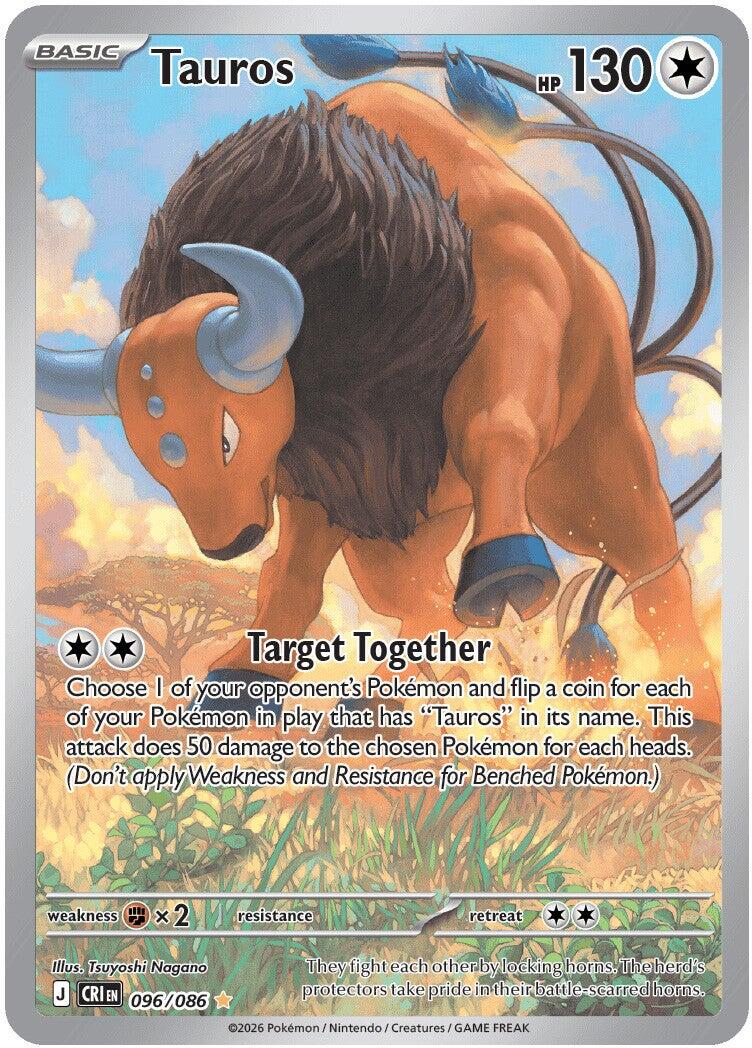 Tauros (096/086) [Mega Evolution: Chaos Rising] | Gear Gaming Bentonville