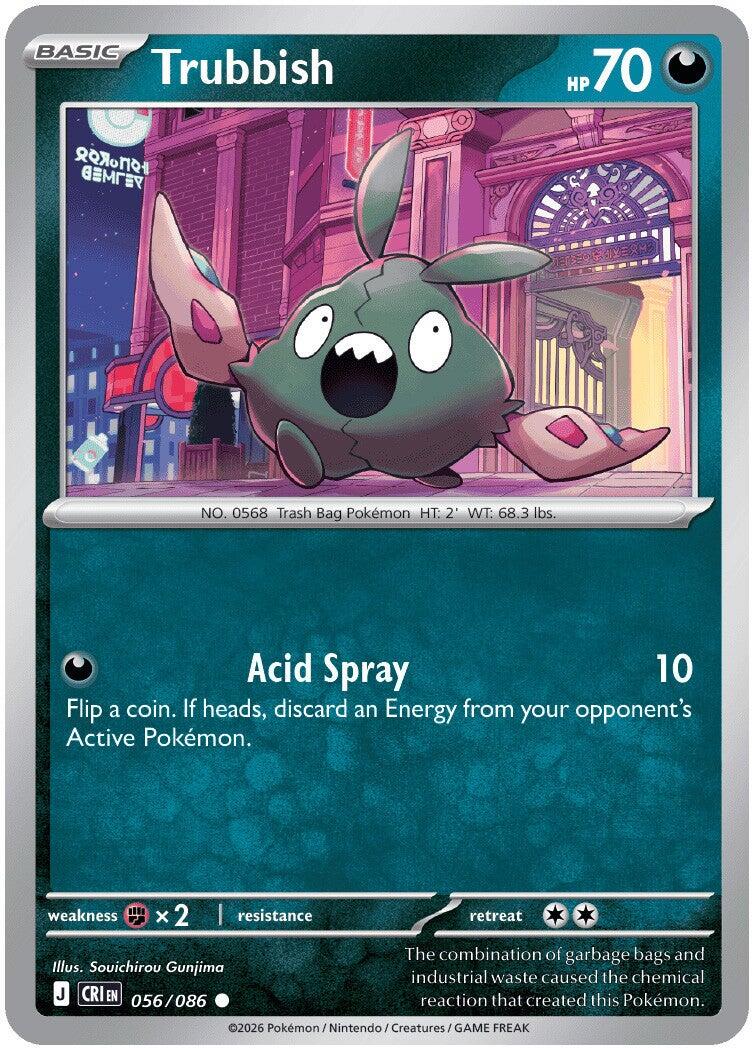 Trubbish (056/086) [Mega Evolution: Chaos Rising] | Gear Gaming Bentonville