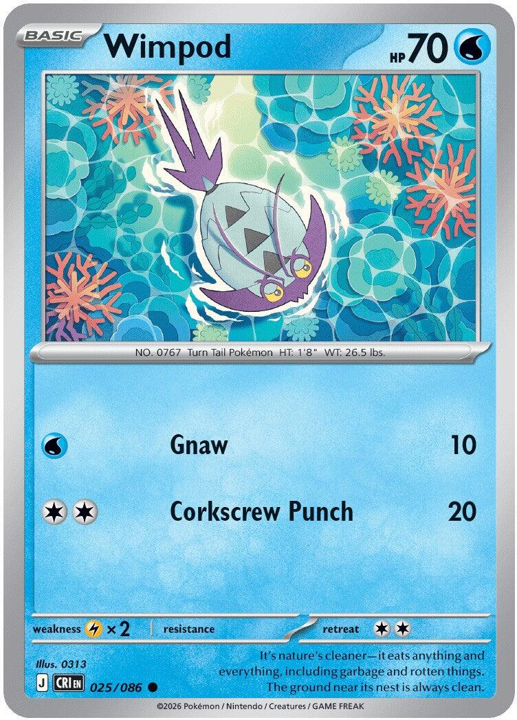 Wimpod (025/086) [Mega Evolution: Chaos Rising] | Gear Gaming Bentonville