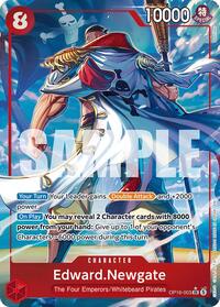 Edward.Newgate (Alternate Art) (OP16-003) [The Time of Battle] | Gear Gaming Bentonville