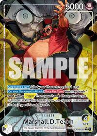 Marshall.D.Teach (080) (Alternate Art) (OP16-080) [The Time of Battle] | Gear Gaming Bentonville