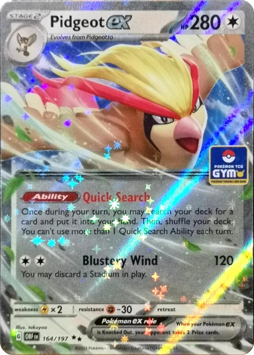 Pidgeot ex (164/197) [Miscellaneous Cards] | Gear Gaming Bentonville