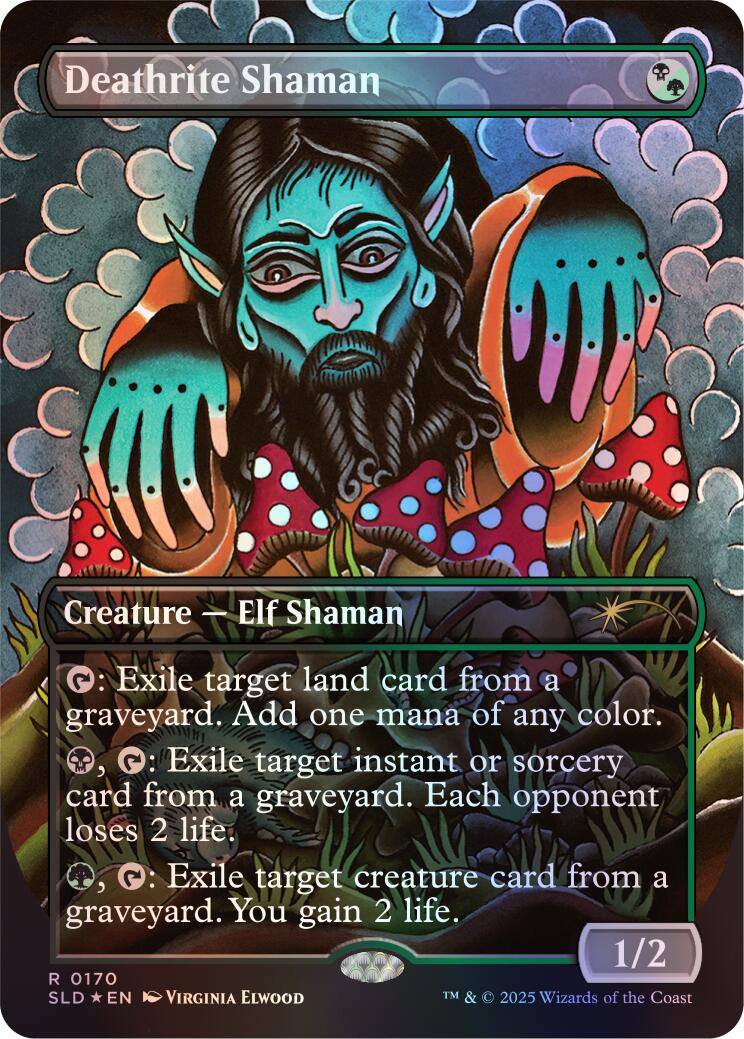 Deathrite Shaman (Rainbow Foil) [Secret Lair Drop Series] | Gear Gaming Bentonville