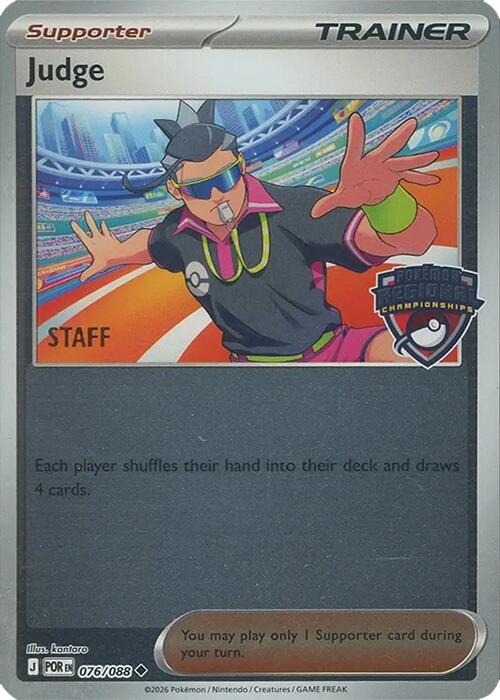 Judge (076/088) (Regional Championships) [Staff] [League & Championship Cards] | Gear Gaming Bentonville