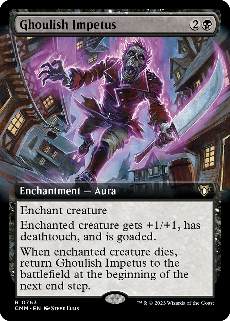 Ghoulish Impetus (Extended Art) [Commander Masters] | Gear Gaming Bentonville