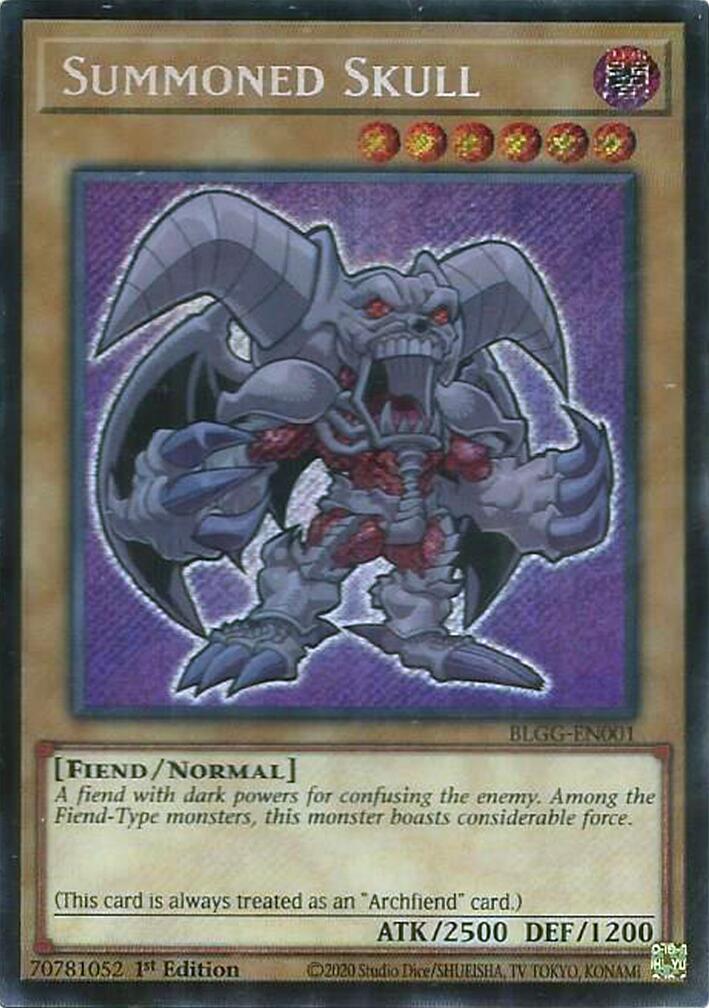 Summoned Skull [BLGG-EN001] Secret Rare | Gear Gaming Bentonville