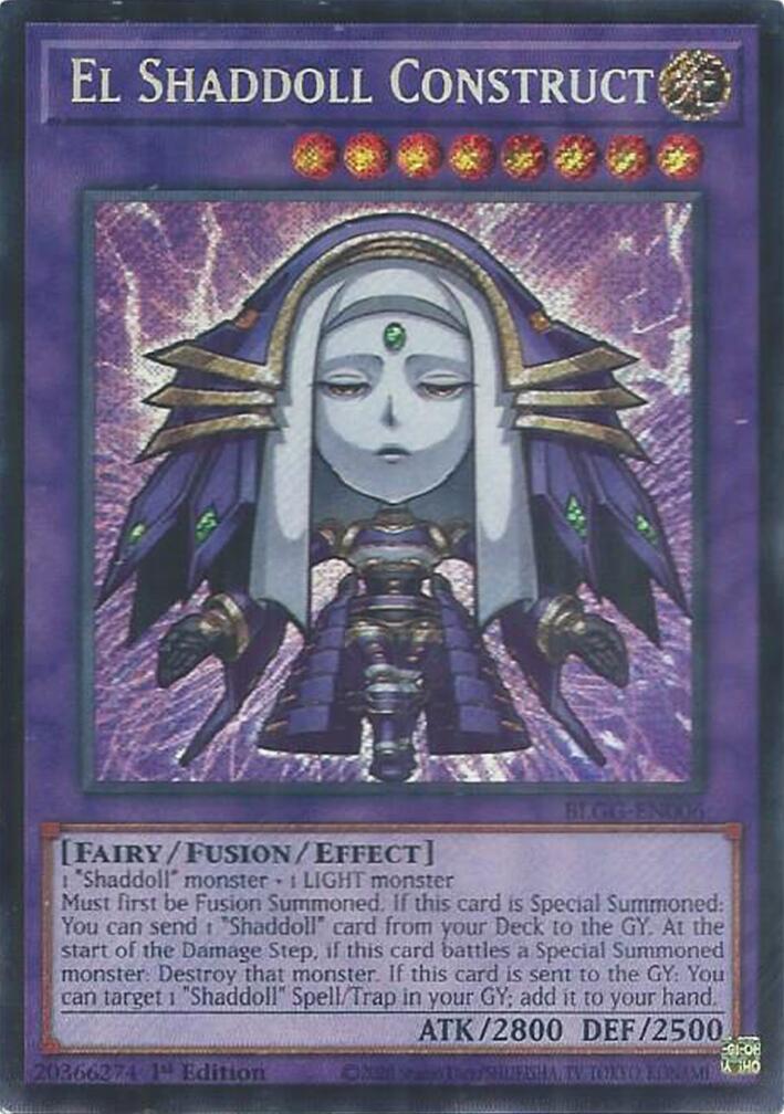 El Shaddoll Construct [BLGG-EN006] Secret Rare | Gear Gaming Bentonville