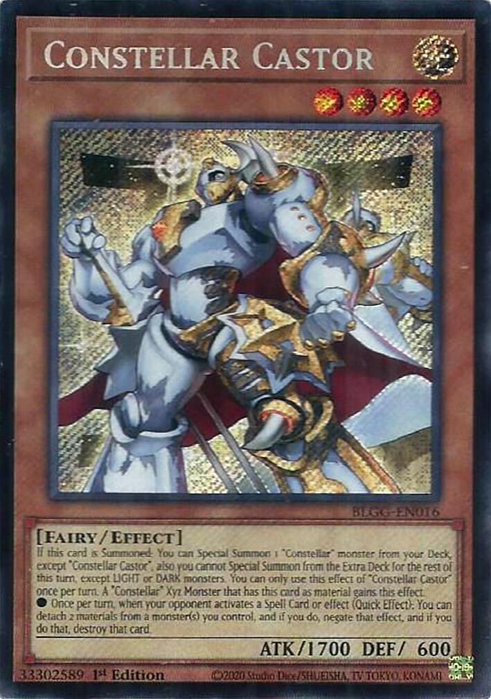 Constellar Castor [BLGG-EN016] Secret Rare | Gear Gaming Bentonville
