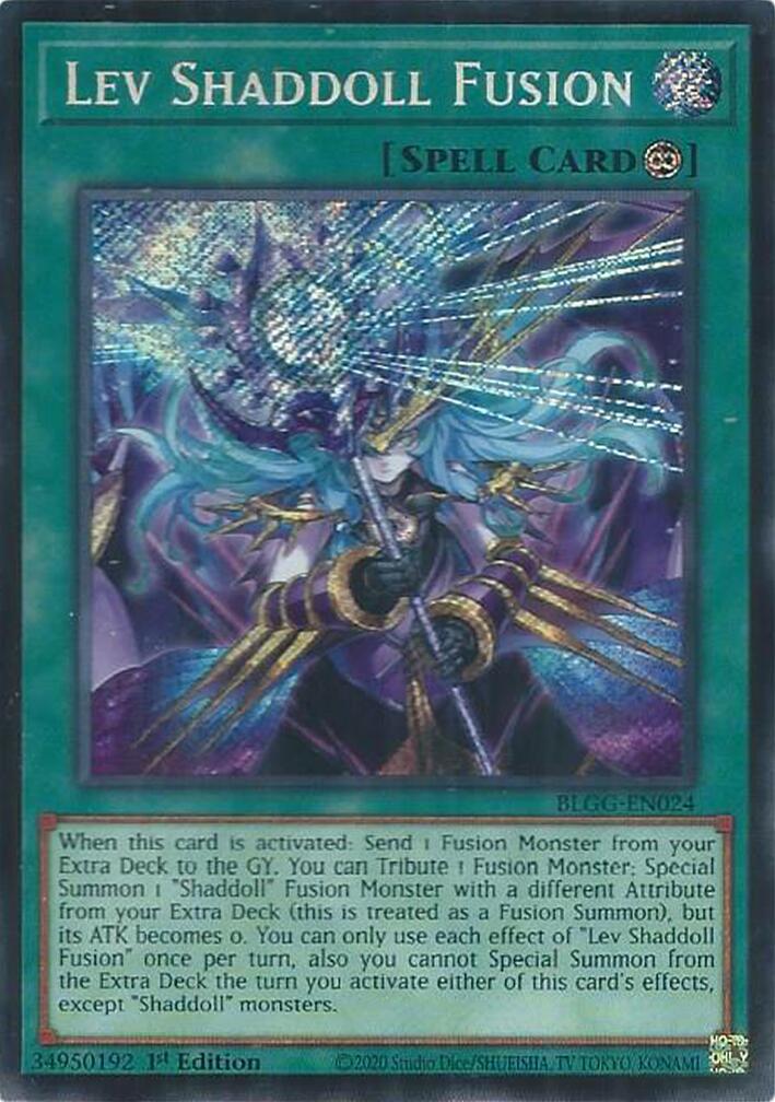 Lev Shaddoll Fusion [BLGG-EN024] Secret Rare | Gear Gaming Bentonville