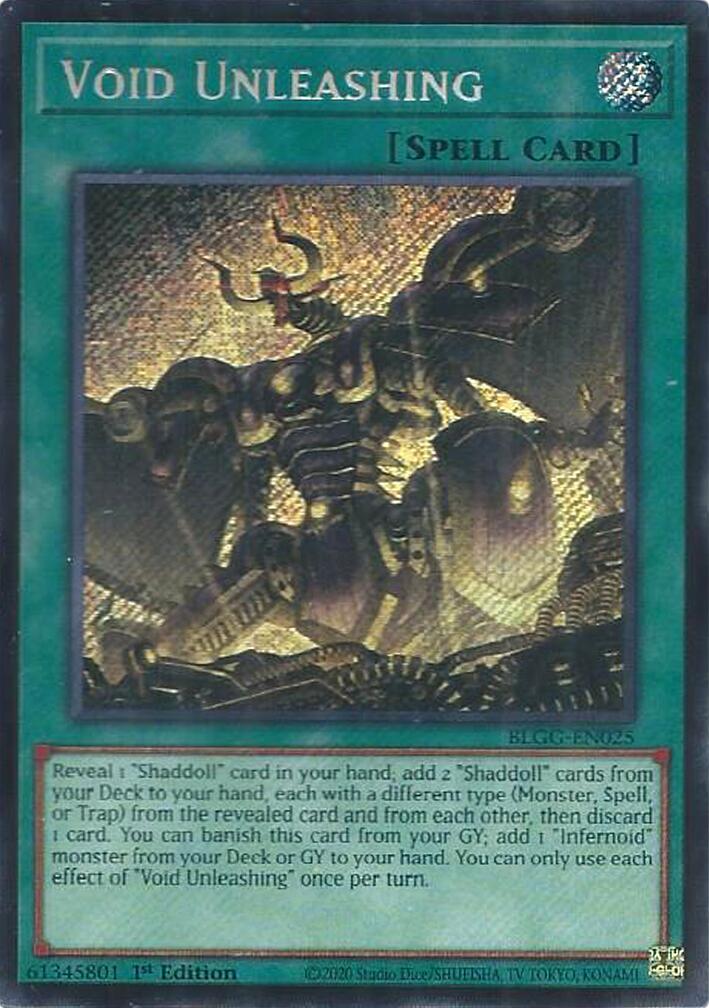 Void Unleashing [BLGG-EN025] Secret Rare | Gear Gaming Bentonville