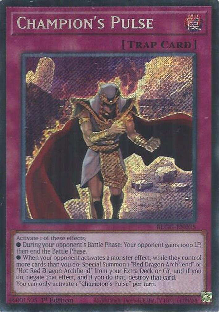 Champion's Pulse [BLGG-EN035] Secret Rare | Gear Gaming Bentonville