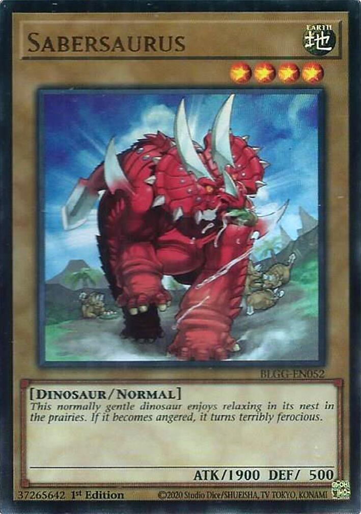 Sabersaurus [BLGG-EN052] Ultra Rare | Gear Gaming Bentonville