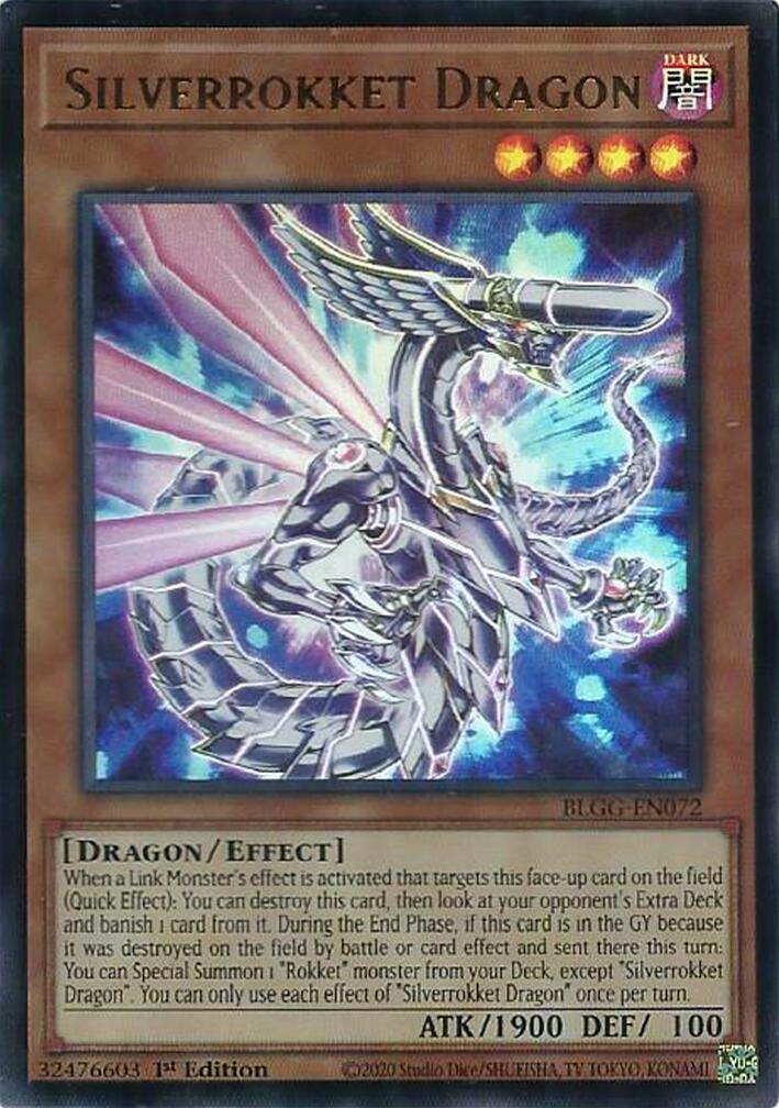 Silverrokket Dragon [BLGG-EN072] Ultra Rare | Gear Gaming Bentonville