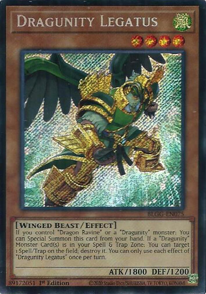 Dragunity Legatus [BLGG-EN075] Secret Rare | Gear Gaming Bentonville