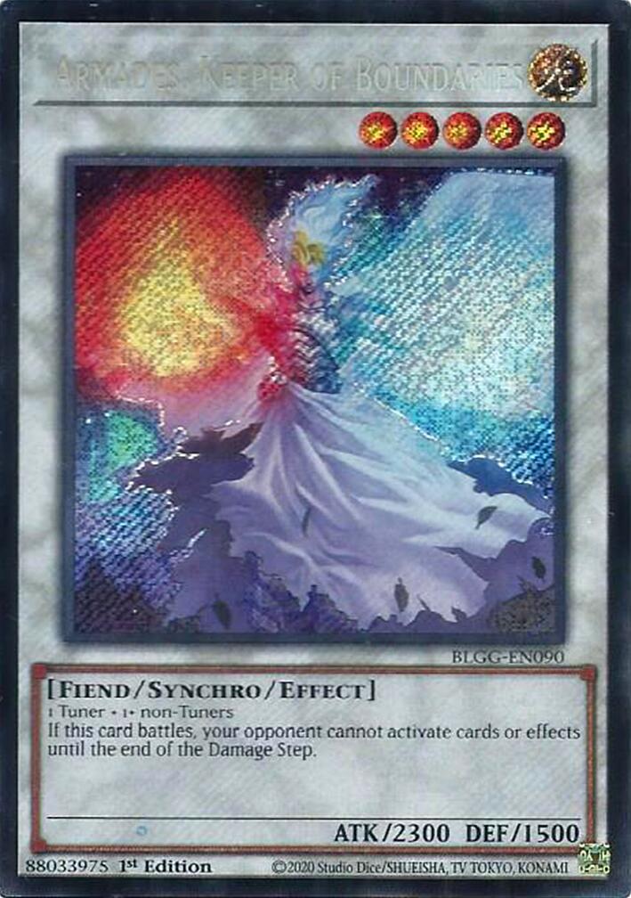 Armades, Keeper of Boundaries [BLGG-EN090] Secret Rare | Gear Gaming Bentonville