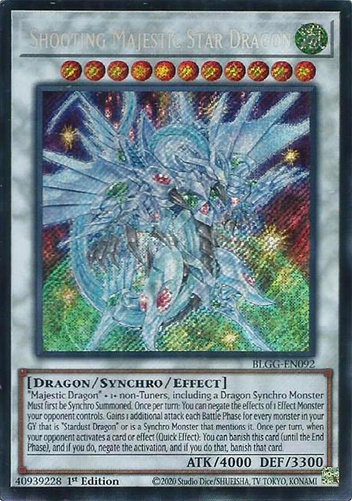 Shooting Majestic Star Dragon [BLGG-EN092] Secret Rare | Gear Gaming Bentonville