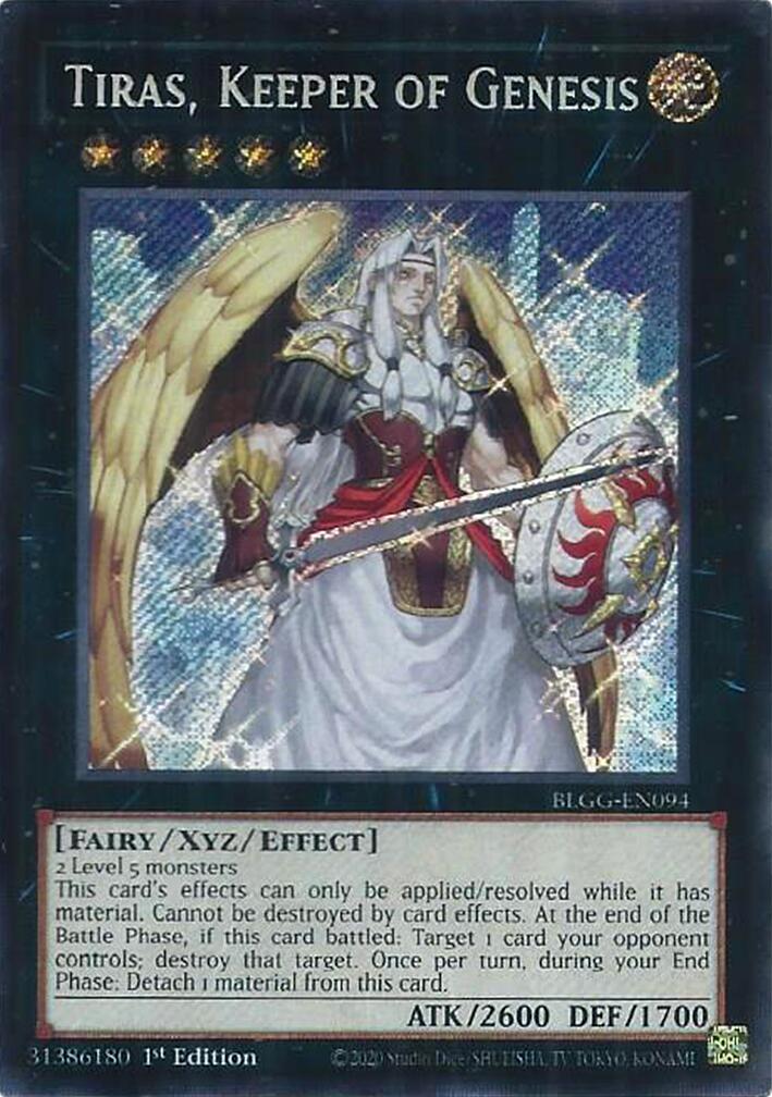 Tiras, Keeper of Genesis [BLGG-EN094] Secret Rare | Gear Gaming Bentonville