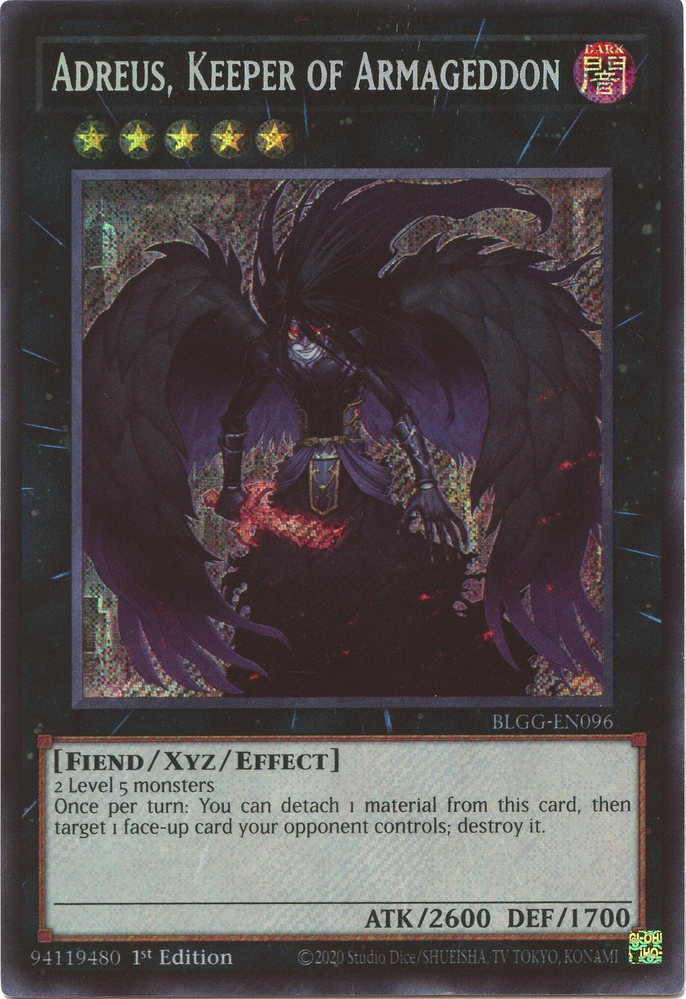 Adreus, Keeper of Armageddon [BLGG-EN096] Ultra Rare | Gear Gaming Bentonville