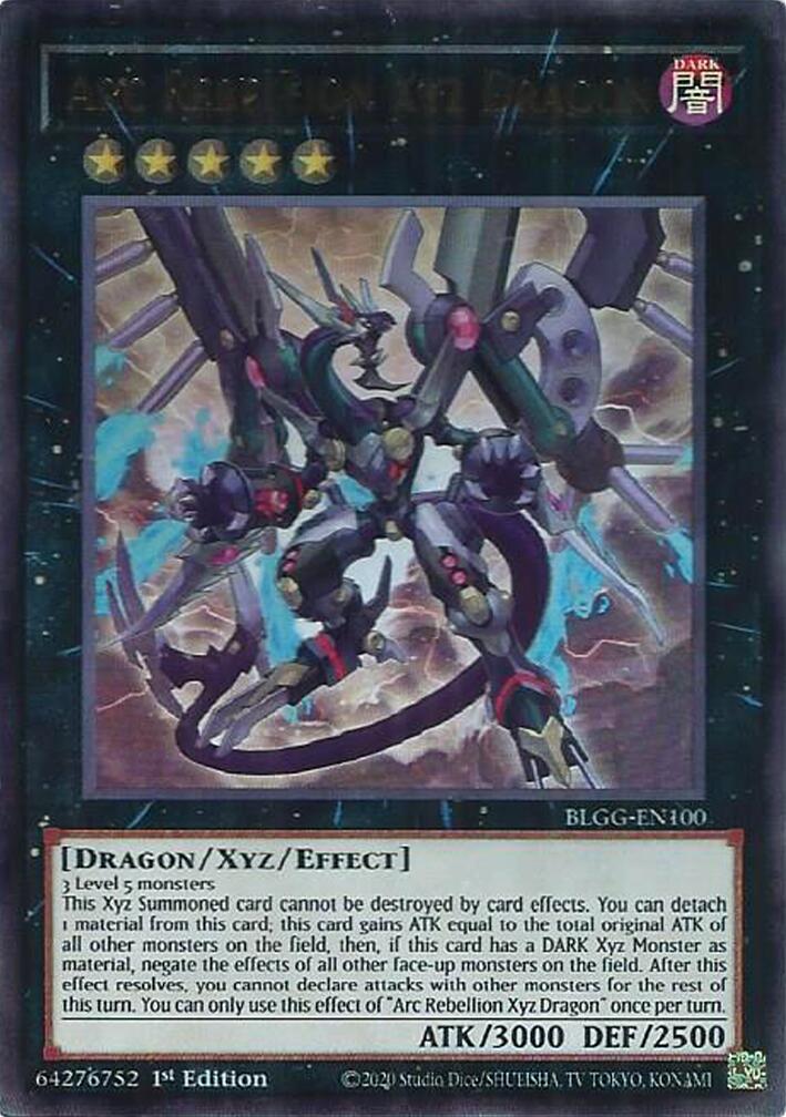 Arc Rebellion Xyz Dragon [BLGG-EN100] Ultra Rare | Gear Gaming Bentonville