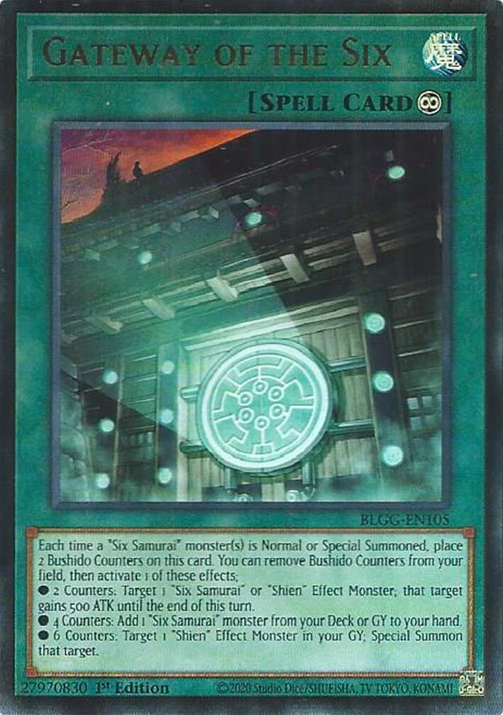 Gateway of the Six [BLGG-EN105] Ultra Rare | Gear Gaming Bentonville