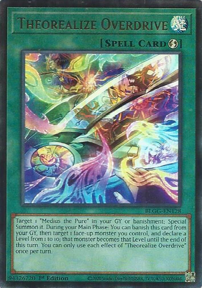 Theorealize Overdrive [BLGG-EN128] Ultra Rare | Gear Gaming Bentonville