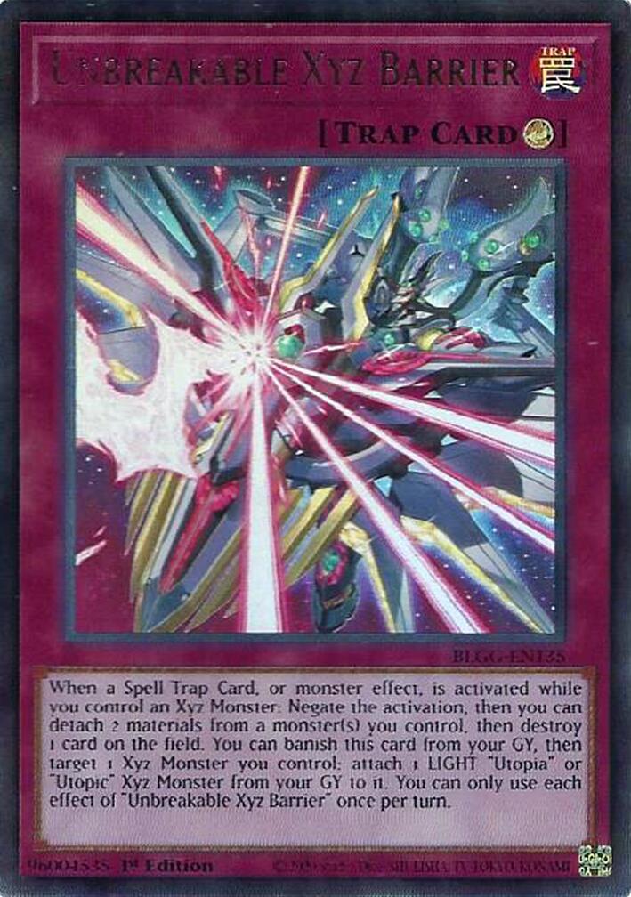 Unbreakable Xyz Barrier [BLGG-EN135] Ultra Rare | Gear Gaming Bentonville