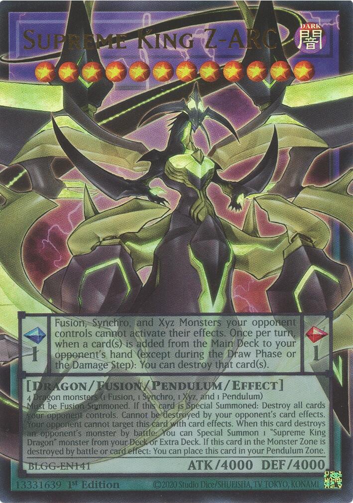 Supreme King Z-ARC [BLGG-EN141] Ultra Rare | Gear Gaming Bentonville