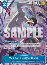 Mr.2.Bon.Kurei(Bentham) (055) (Alternate Art) (OP16-055) [The Time of Battle] | Gear Gaming Bentonville
