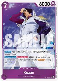 Kuzan (OP16-063) [The Time of Battle] | Gear Gaming Bentonville