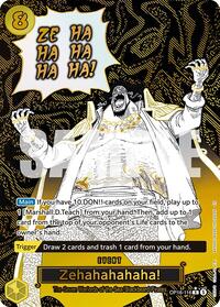 Zehahahahaha! (Alternate Art) (OP16-116) [The Time of Battle] | Gear Gaming Bentonville