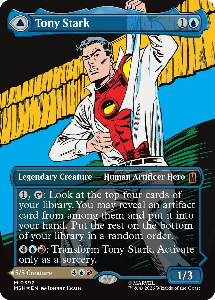 Tony Stark (Borderless) (0392) [Marvel Super Heroes] | Gear Gaming Bentonville