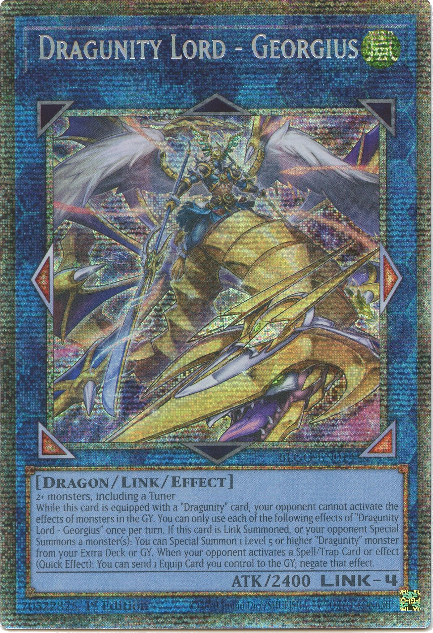 Dragunity Lord - Georgius (Starlight Rare) [BLGG-EN014] Starlight Rare | Gear Gaming Bentonville